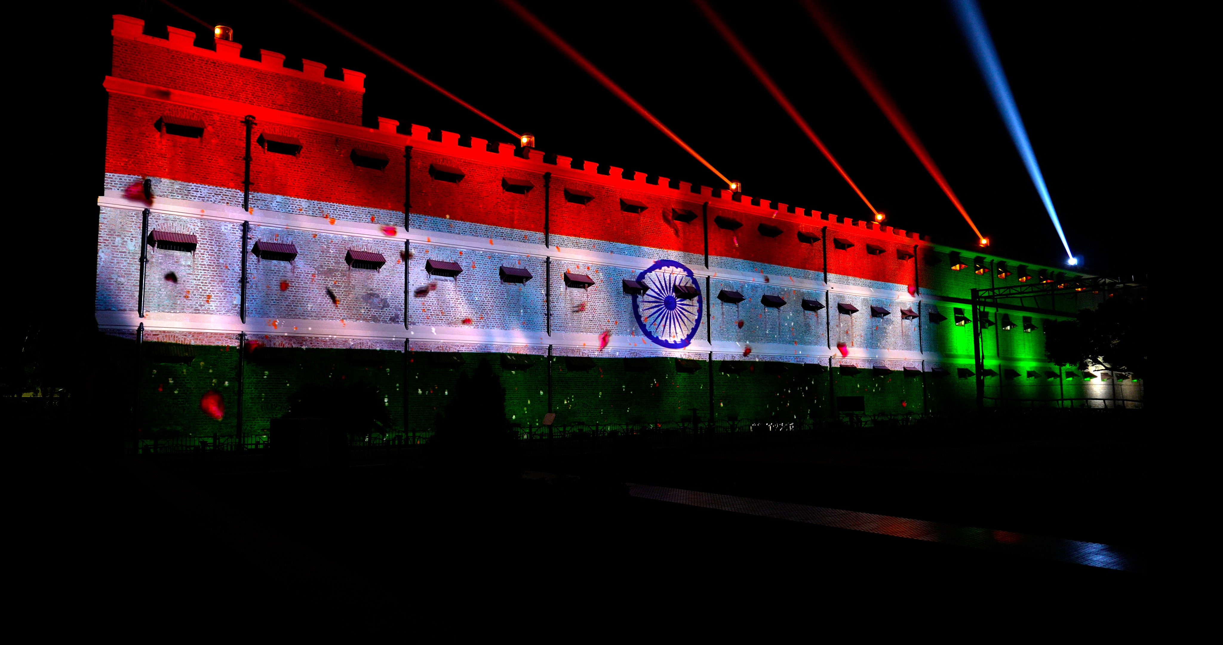 Tricolor India Schauspiel Unlocks Wow Experience at Andaman & Nicobar’s Historical Cellular Jail using Barco’s Projection Technology